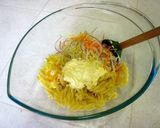 千切りキャベツのマカロニサラダ作り方3写真