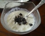 朝から健康！シンプル黒ごまヨーグルト★゛作り方3写真
