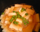 豆腐とえんどう豆の卵とじ作り方1写真