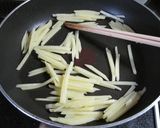 わさび菜の簡単炒め物作り方3写真