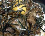 牛肉の山かけ丼作り方3写真