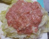 ロールキャベツとキャベツとひき肉の重ね煮作り方4写真