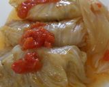 ロールキャベツとキャベツとひき肉の重ね煮作り方9写真