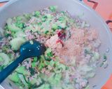＊青梗菜のごまたっぷり坦々風ひき肉炒め＊作り方3写真