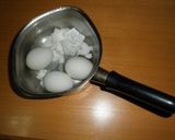 おうちラーメンのための味付け煮玉子作り方8写真