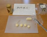 家族(マジパン細工)作り方1写真