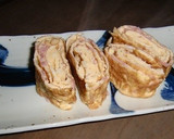 ベーコンと松の実の卵焼き作り方4写真