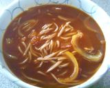 レトルトでＯＫ！カレー南蛮そば作り方5写真