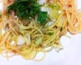 簡単☆おかかとキャベツの和風パスタ作り方8写真