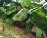 香草入りニンニク塩ラーメン作り方7写真
