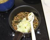 野沢菜・納豆・ひき肉の甘辛炒め作り方5写真