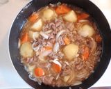 週末にオヤジが作る牛スジの肉じゃが作り方3写真