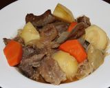 週末にオヤジが作る牛スジの肉じゃが作り方4写真