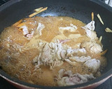 豚肉とモヤシのショウガ焼き丼作り方3写真