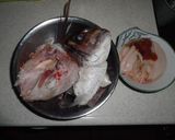 簡単! 真鯛のアラ煮作り方1写真