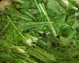 水菜のおひたし　わさび菜みたい作り方2写真