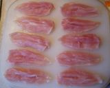 鶏ささみの梅しそ焼き作り方2写真