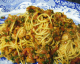 簡単！ツナとトマトのパスタソース作り方5写真