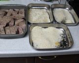 メカジキのパン粉揚げ♪カレーチーズ味他作り方2写真
