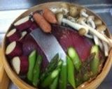 さっぱりだれの、ぶりと野菜のヘルシー蒸し作り方2写真