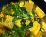 すき焼き風春菊と豆腐の卵とじ☆作り方18写真