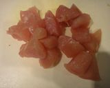 離乳食★ささ身とほうれん草オクラのダシ煮作り方1写真
