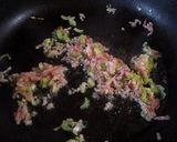 わらびと筍入り味噌味パスタ作り方2写真