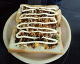 お１人様ランチ②　簡単！コロッケトースト作り方4写真