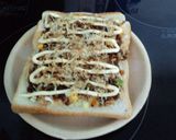 お１人様ランチ②　簡単！コロッケトースト作り方5写真