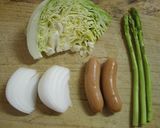 フライパン１つで旨みたっぷり焼き温野菜☆作り方1写真