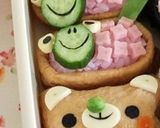 キャラ弁にワンポイント☆あじさい♪作り方6写真