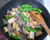 こんにゃくと厚揚げの甘辛炒め煮作り方6写真