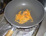 牡蠣と柿のどん兵衛そば作り方3写真