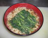 出前一丁　胡麻和え盛り作り方3写真