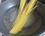 えのきと青シソの塩辛パスタ♪作り方1写真