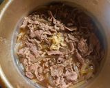 牛丼。うちのいつもの味。作り方3写真