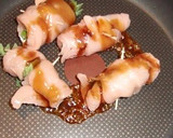 ささみシソ巻きのオイスターソース味作り方3写真
