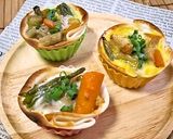 お弁当にリメイク②煮物deお花カップ作り方4写真