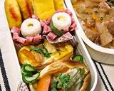 お弁当にリメイク②煮物deお花カップ作り方7写真