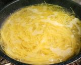 冷やし豚しゃぶと水菜の冷製パスタ作り方2写真