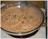 本格的！サーモンソースパスタ作り方5写真