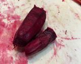 ビーツの葉とザーサイの豚肉炒め作り方2写真