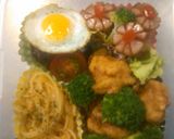 ミニハンバーグ&うずらの目玉焼き(弁当)作り方5写真