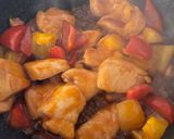 簡単♪鶏胸肉とパプリカの甘酢炒め／酢鶏風作り方5写真