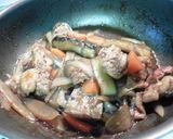 鶏となすの甘辛味噌煮作り方5写真
