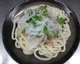 新たまねぎとかいわれの冷やしうどん作り方4写真