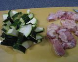 ズッキーニと鶏のカレー炒め作り方1写真