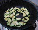 ズッキーニと鶏のカレー炒め作り方2写真