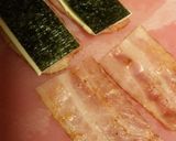 お弁当にベーコンとチーズと海苔巻き☆作り方2写真