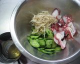 ✧レモンでさっぱり✧のりが美味なたこ酢♪作り方1写真